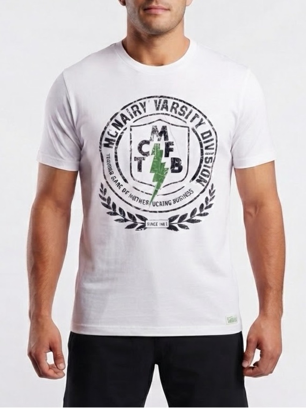 NWT Five Four x Mark McNairy Abbot White Graphic Tee Men’s Medium